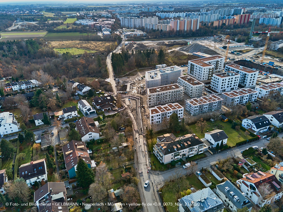 21.11.2020 - Piederstrorfer Gelände und Alexisquartier in Neuperlach in München